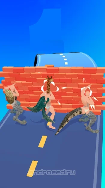 Merge Animals 3D - Mutant race - скриншот 3