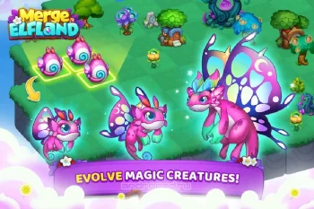 Merge Elfland - Magic merging and matching game - скриншот 2