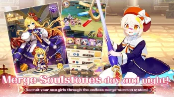 Merge Girls : Idle RPG - скриншот 2