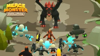 Merge Monster Evolution: Summon & Merge RPG - скриншот 2