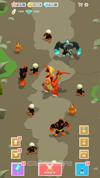 Merge Monster Evolution: Summon & Merge RPG - скриншот 5