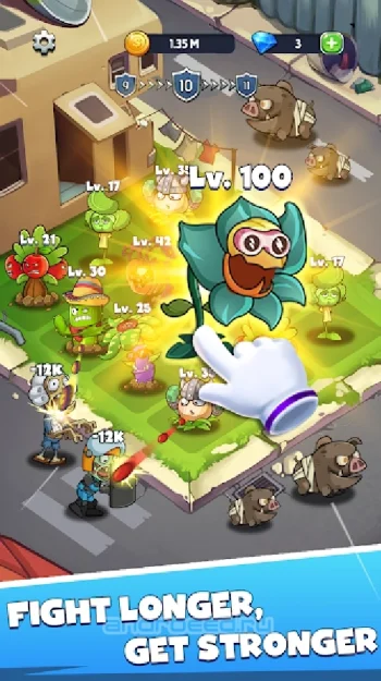 Merge Plants - Zombie Defense - игра зомби - скриншот 4