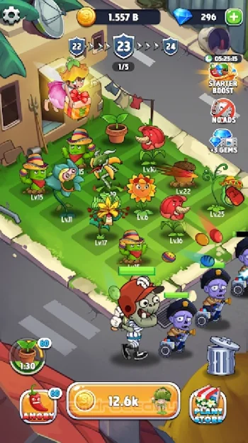 Merge Plants - Zombie Defense - игра зомби - скриншот 5