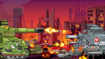 Merge Tanks: Забавный танк Удивительного Слияние - скриншот 3