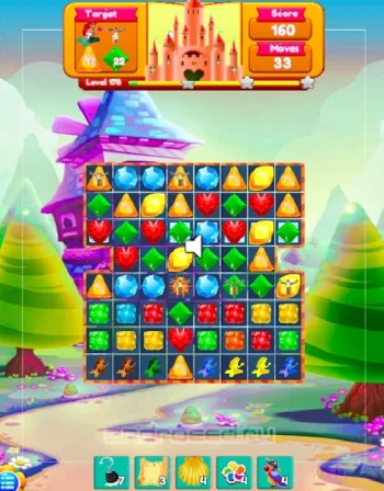 Mermaid Treasure Hunting(No ads) - Match3 puzzle - скриншот 4