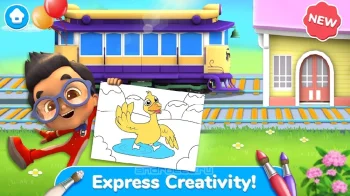 Mighty Express - Играй и учись вместе с поездами - скриншот 1