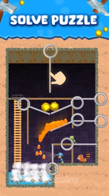 Mine Rescue! - Игра головоломка - скриншот 4
