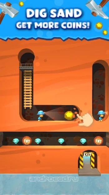Mine Rescue! - Игра головоломка - скриншот 5