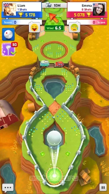 Mini Golf King - игра по сети - скриншот 5