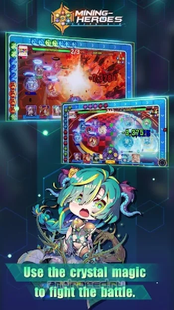 Mining Heroes: Puzzle RPG - скриншот 3