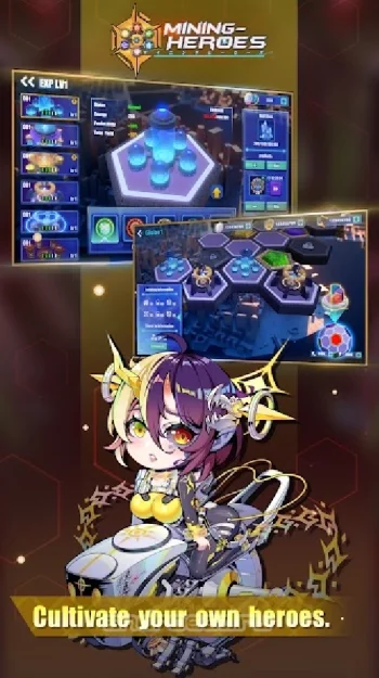 Mining Heroes: Puzzle RPG - скриншот 4