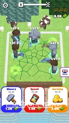 Mining Rush 3D: Idle Merge - скриншот 2