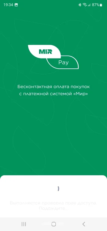Mir Pay - скриншот 1