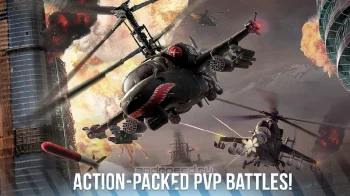 Modern War Choppers: ПвП шутер военных вертолетов - скриншот 1