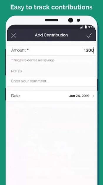 Money Box: Savings Goals - скриншот 5