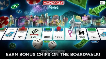 MONOPOLY Poker - Техасский Холдем Покер Онлайн - скриншот 1