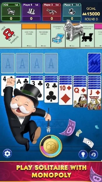 Monopoly Solitaire: Card Game - скриншот 1