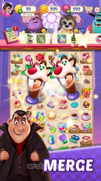 Monster Friends: Merge & Story - скриншот 2