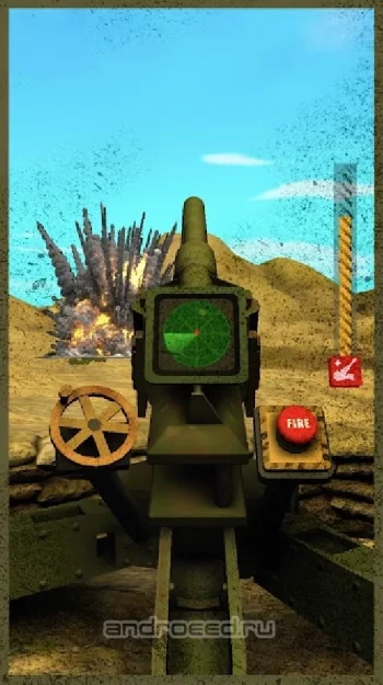 Mortar Clash 3D: военные игры - скриншот 1