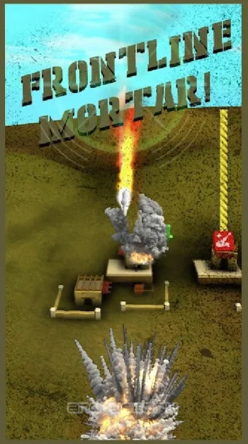 Mortar Clash 3D: военные игры - скриншот 5