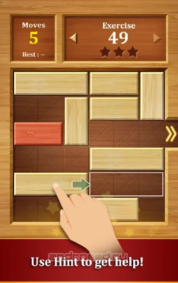 Move the Block : Slide Puzzle - скриншот 4