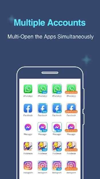Multiple Accounts: Dual Space - скриншот 1