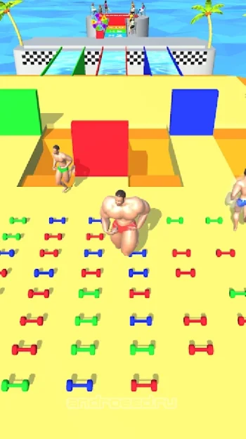 Muscle Race 3D - скриншот 1