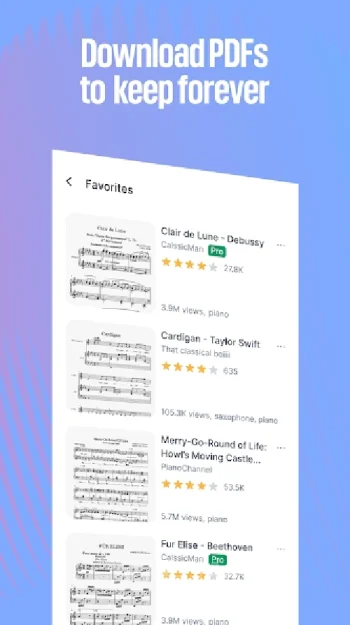 MuseScore: view and play sheet music - скриншот 3