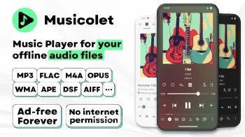 Musicolet Музыкальный Плеер - скриншот 1