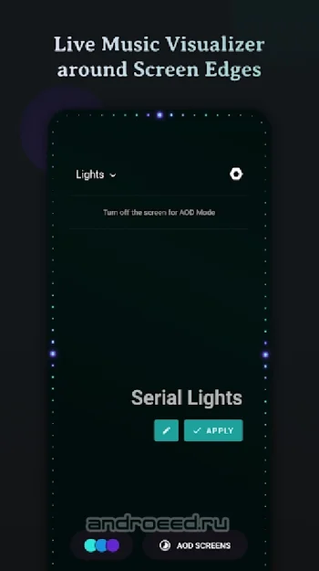 Muviz Edge - Music Visualizer, Edge Music Lighting - скриншот 2