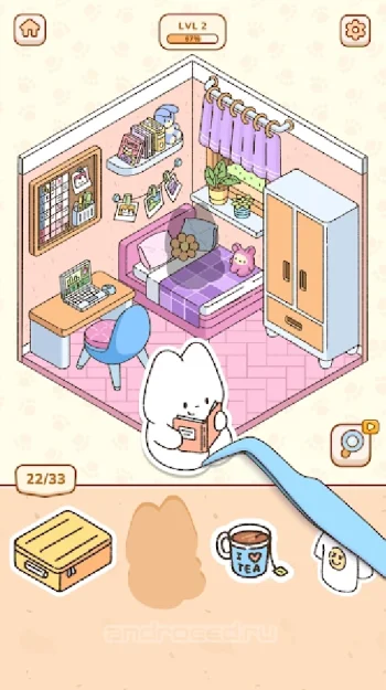 My Sticker Room: Декор Комнаты - скриншот 1