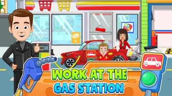 My Town : Car wash fix & drive - скриншот 2