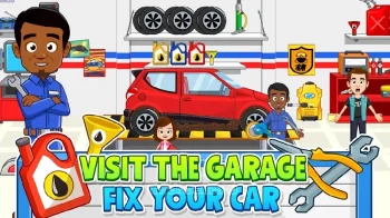 My Town : Car wash fix & drive - скриншот 3