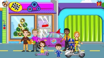 My Town : Car wash fix & drive - скриншот 5