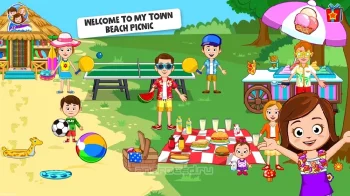 My Town : Пляж и пикник - скриншот 1