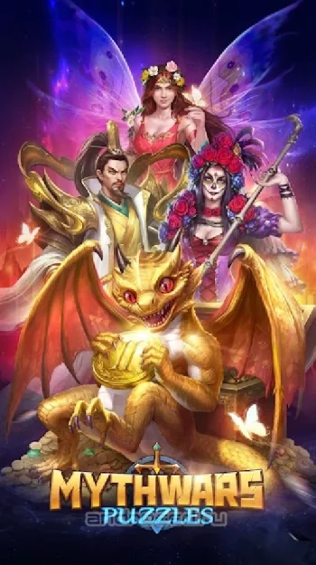 MythWars & Puzzles: RPG «три в ряд» - скриншот 1