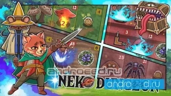 Neko Dungeon: Puzzle RPG - скриншот 2