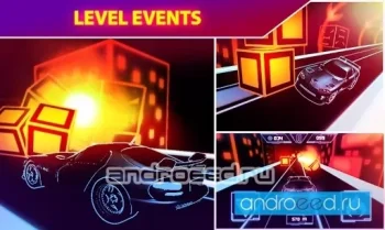 Neon Race 3D - скриншот 1