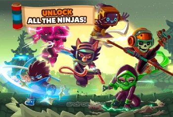 Ninja Dash - Ronin Shinobi: Запуск, прыжок, слэш - скриншот 3