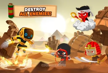 Ninja Dash - Ronin Shinobi: Запуск, прыжок, слэш - скриншот 4
