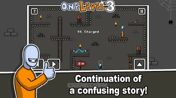 One Level 3: Стикмен побег из тюрьмы - скриншот 1