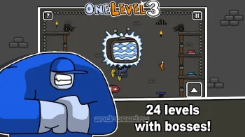 One Level 3: Стикмен побег из тюрьмы - скриншот 3