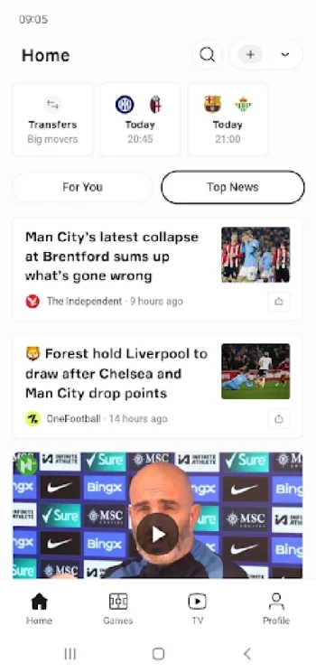 Onefootball - Новости Футбола - скриншот 1