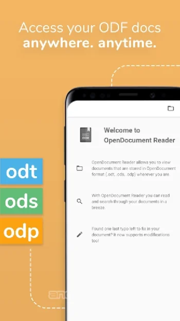 OpenOffice Document Reader - скриншот 1