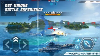 PACIFIC WARSHIPS: Морское ПвП - скриншот 1