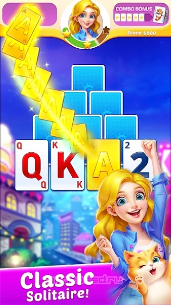 Пасьянс Дневник - Солитер игра - скриншот 4