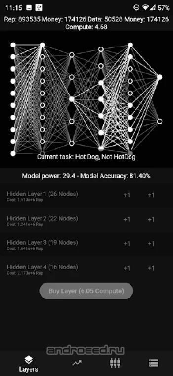 Perceptron - An Idle Game - скриншот 1