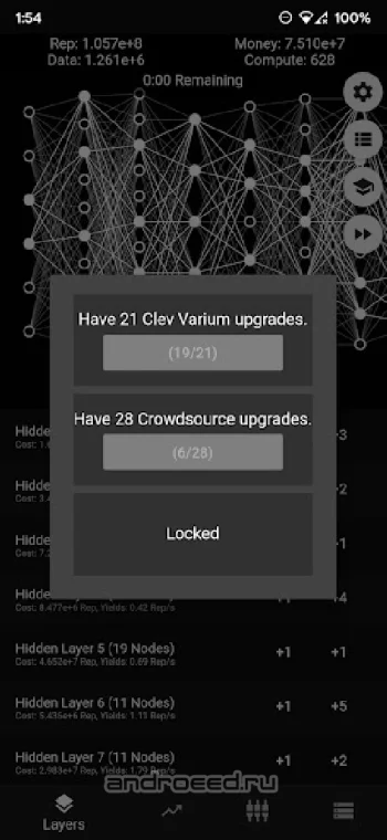Perceptron - An Idle Game - скриншот 2