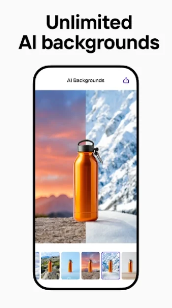 PhotoRoom - фото монтаж стереть фон, размытие фона - скриншот 1