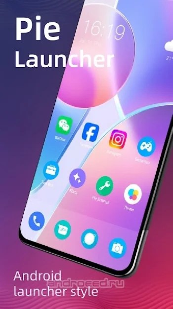 Pie Launcher 9.0 - скриншот 1